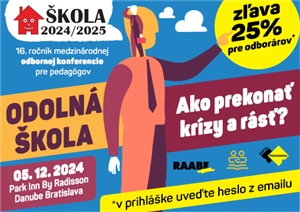 Školskí odborári majú zvýhodnený vstup na medzinárodnú odbornú konferenciu pre pedagógov